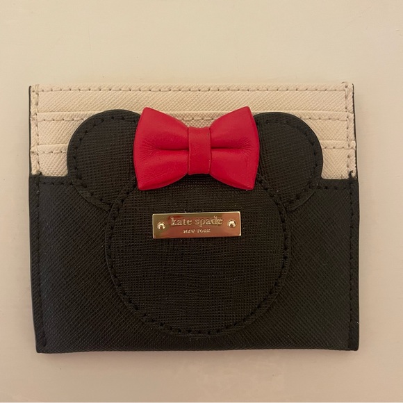 Never Used Kate Spade Disney Minnie Mouse Card Holder - Picture 1 of 3